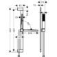 Hansgrohe Pulsify E 100 1Jet Ecosmart+ Shower Set With 650mm Shower Bar - Image 2
