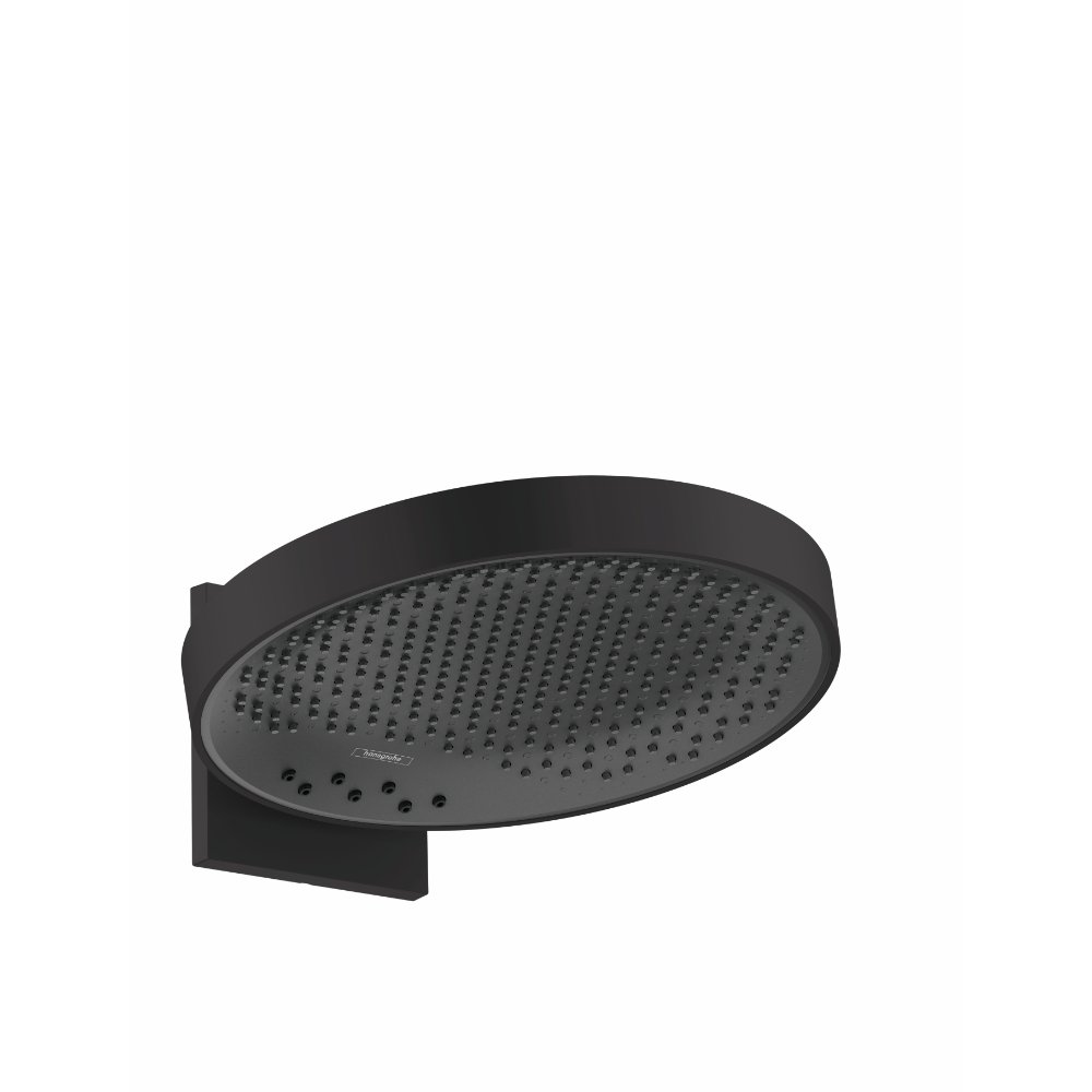Hansgrohe Rainfinity 360 3Jet Overhead Shower With Wall Connector - Matt Black