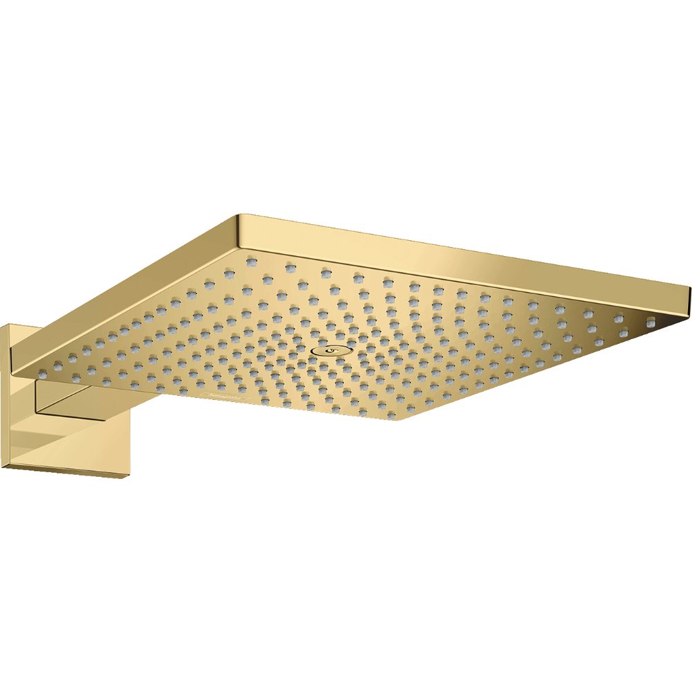 Hansgrohe Raindance E 300 1Jet Overhead Shower With Shower Arm - Polished Gold Optic