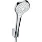 Hansgrohe Croma Select S 110 Vario Shower Handset With Holder And 1600mm Shower Hose - White/Chrome
