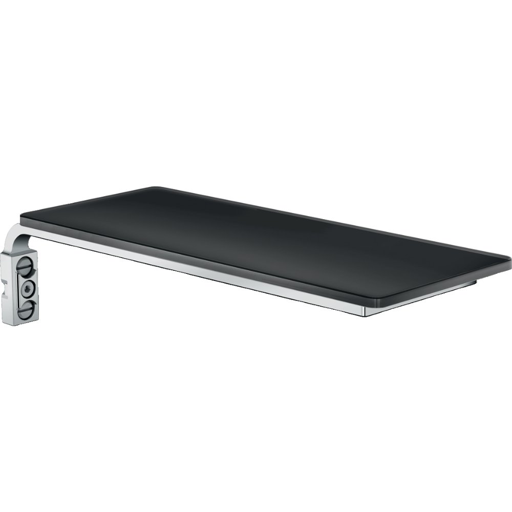 Hansgrohe Casetta E Rectangular Soap Dish - Black/Chrome