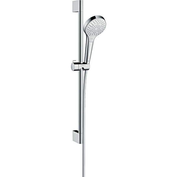 Hansgrohe Croma Select S 110 Multi Shower Set With 650mm Shower Rail - White/Chrome