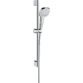 Hansgrohe Croma Select E 110 Multi Ecosmart Shower Set With Shower Rail - 9 L/Min - White/Chrome