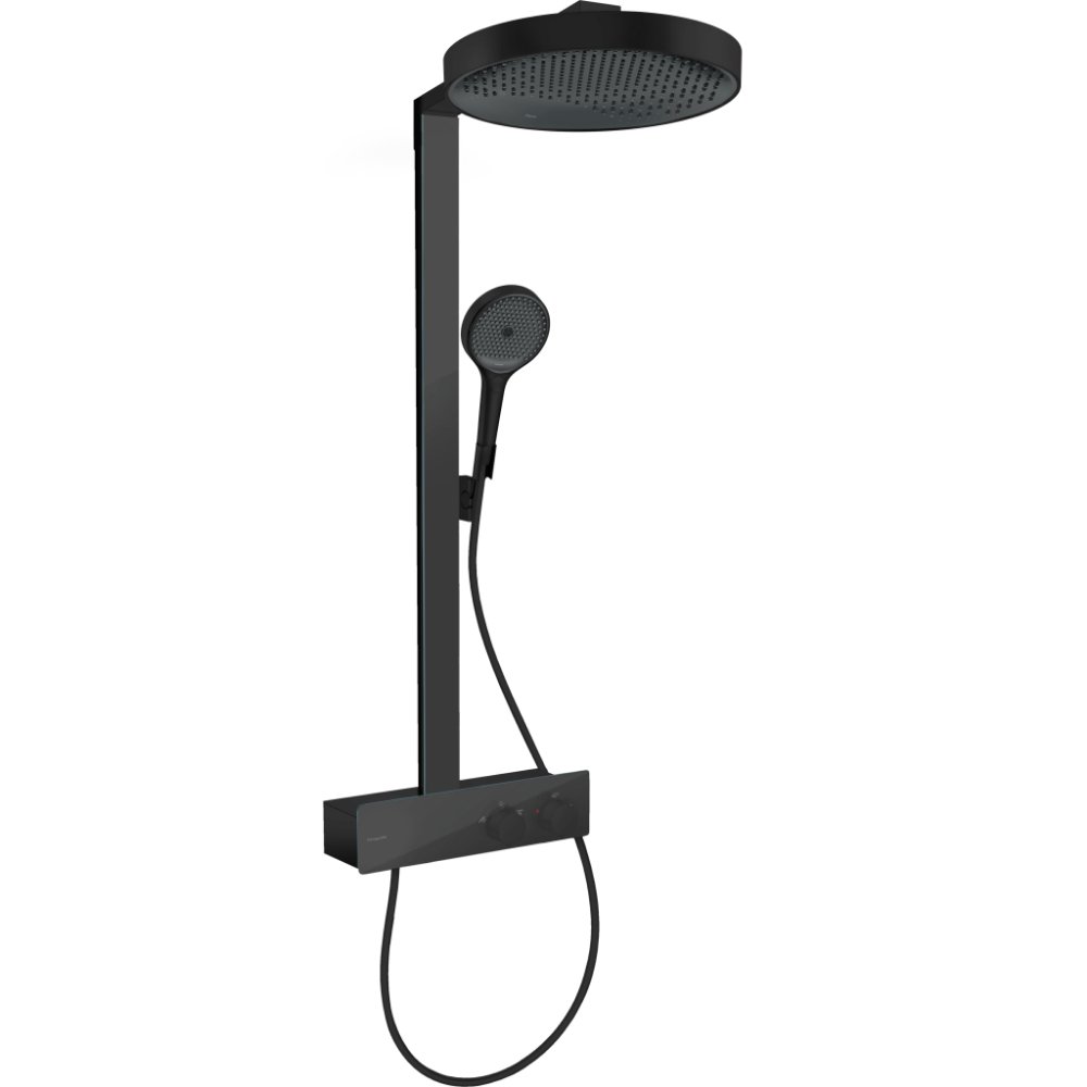 Hansgrohe Rainfinity 360 1jet Showerpipe With 350 ShowerTablet - Matt Black