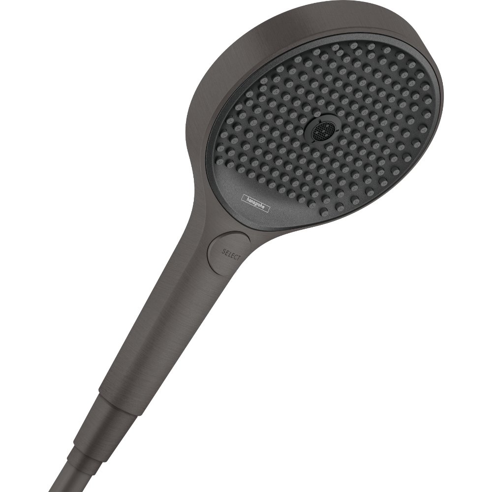 Hansgrohe Rainfinity 130 3Jet Shower Handset - Brushed Black Chrome
