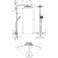 Hansgrohe Raindance Select S 240 2Jet Showerpipe With Thermostatic Shower Mixer - Image 2
