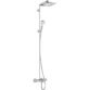 Hansgrohe Crometta E 240 1Jet Showerpipe With Thermostatic Bath Mixer - Chrome