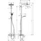 Hansgrohe Crometta E 240 1Jet Showerpipe With Thermostatic Bath Mixer - Chrome - Image 2