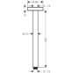 Hansgrohe S Ceiling Connector - 300mm Long - Image 2