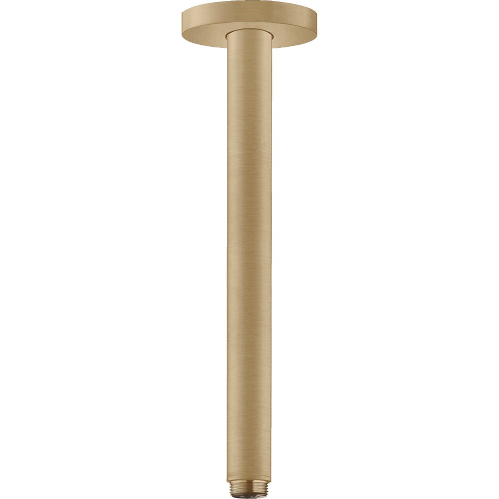 Hansgrohe S Ceiling Connector – 300mm Long - Brushed Bronze