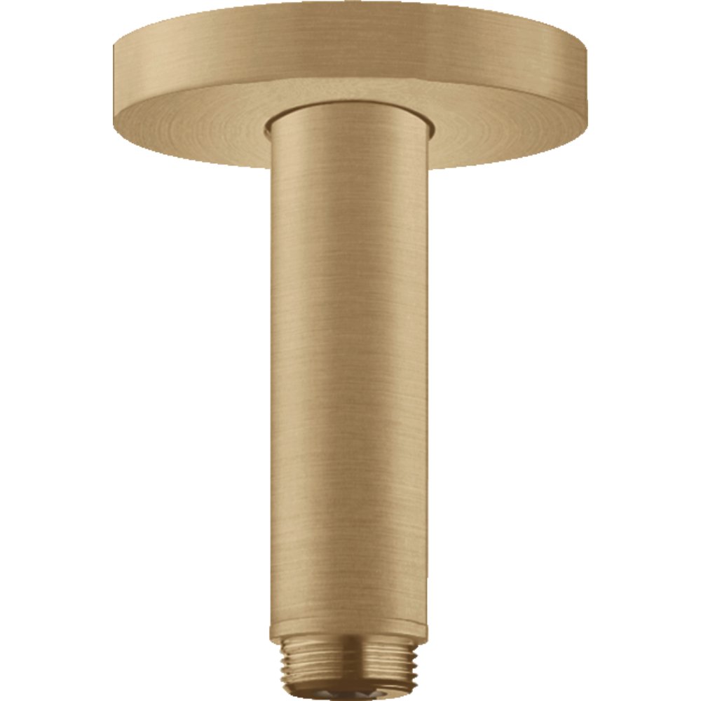 Hansgrohe S DN15 Ceiling Connector – 100mm Long - Brushed Bronze