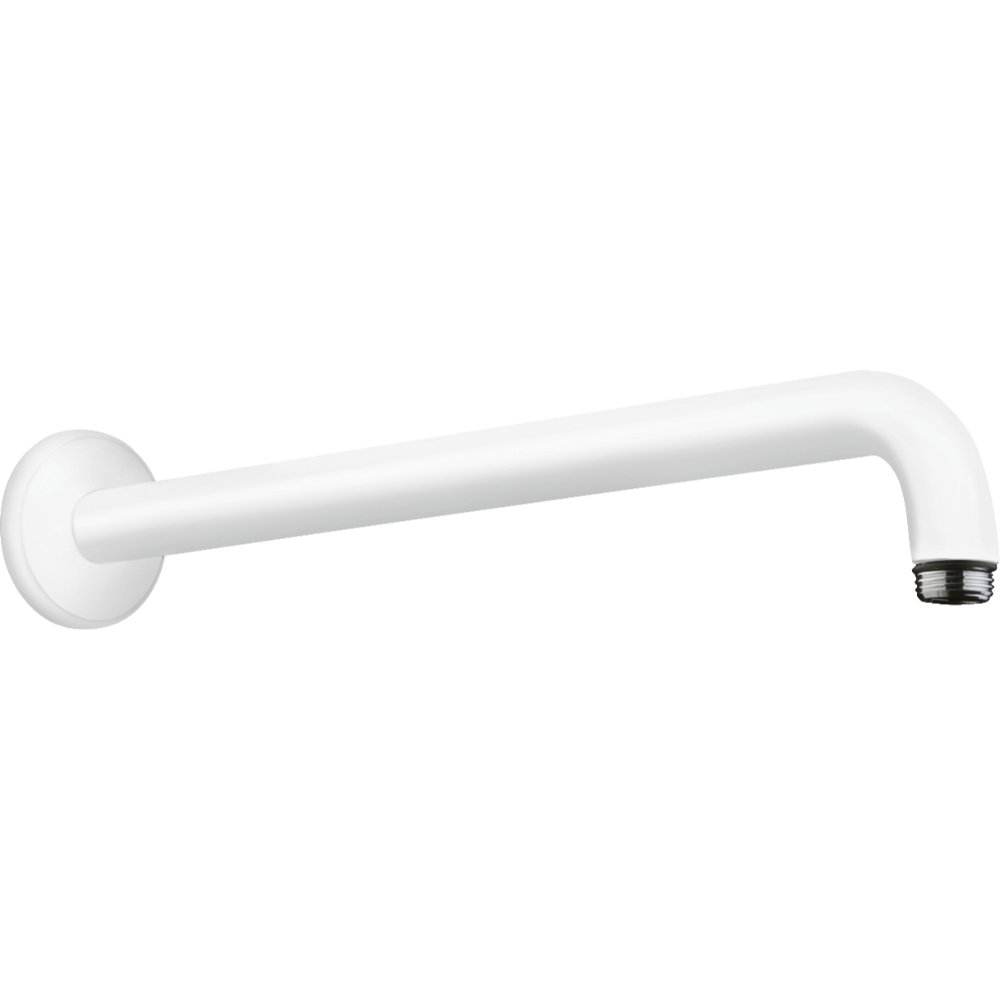 Hansgrohe DN15 Shower Arm – 389mm Long - Matt White