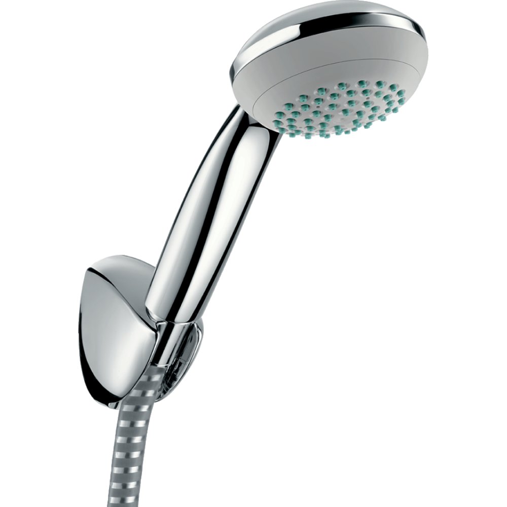 Hansgrohe Crometta 85 Mono Shower Handset And Holder And Shower Hose – Chrome - 1600mm