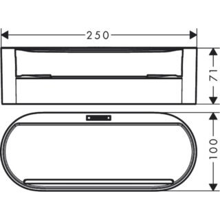 Hansgrohe Wallstoris Storage Shower Basket - Image 2