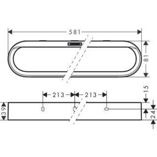 Hansgrohe Wallstoris Towel Rail - Image 2