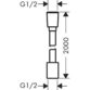 Hansgrohe Designflex Textile Shower Hose - 2000mm Long - Image 2