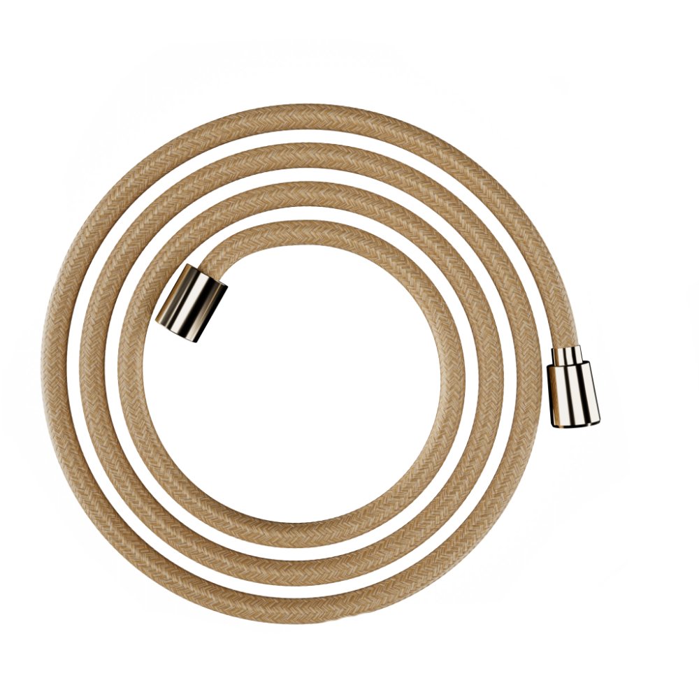 Hansgrohe Designflex Textile Shower Hose – 2000mm Long - Polished Gold Optic