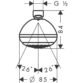 Hansgrohe Crometta 85 1Jet Green Overhead Shower - 6 L/Min - Chrome - Image 2