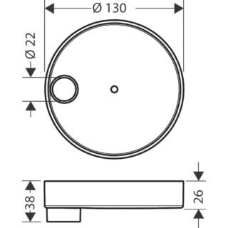 Hansgrohe Casetta S Puro Soap Dish - Chrome - Image 2