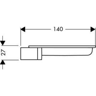 Hansgrohe Casetta'S Soap Dish - Transparent - Image 2