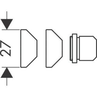 Hansgrohe Raindance Corner Fitting Set - Image 2