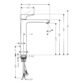 Hansgrohe Metris 260 Single Lever Basin Mixer With Pop-Up Waste - Chrome - Image 2