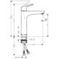 Hansgrohe Focus Single Lever 190 Basin Mixer Tap Without Waste - Chrome - Image 2
