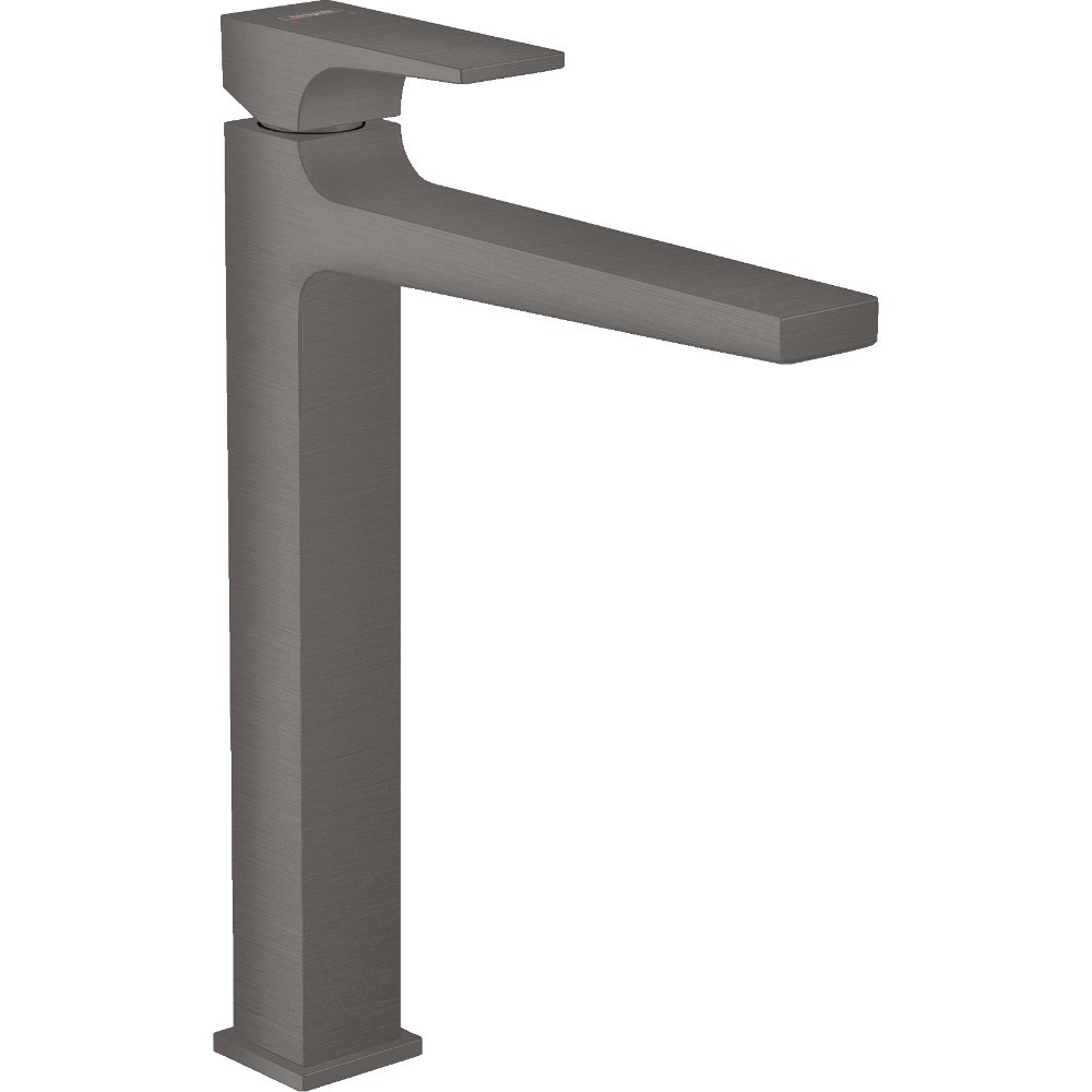 Hansgrohe Metropol 260 Single Lever Basin Mixer Tap With  Push-Open Waste - Brushed Black Chrome