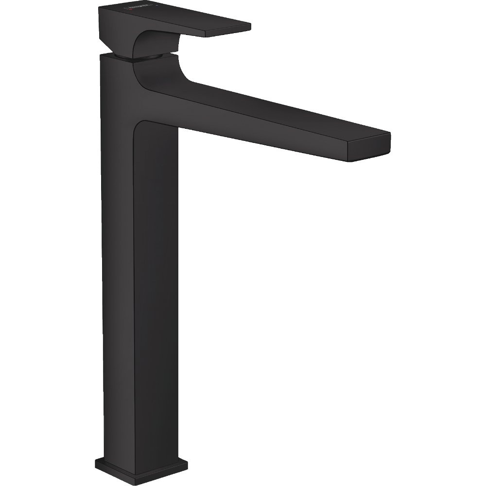 Hansgrohe Metropol 260 Single Lever Basin Mixer Tap With  Push-Open Waste - Matt Black