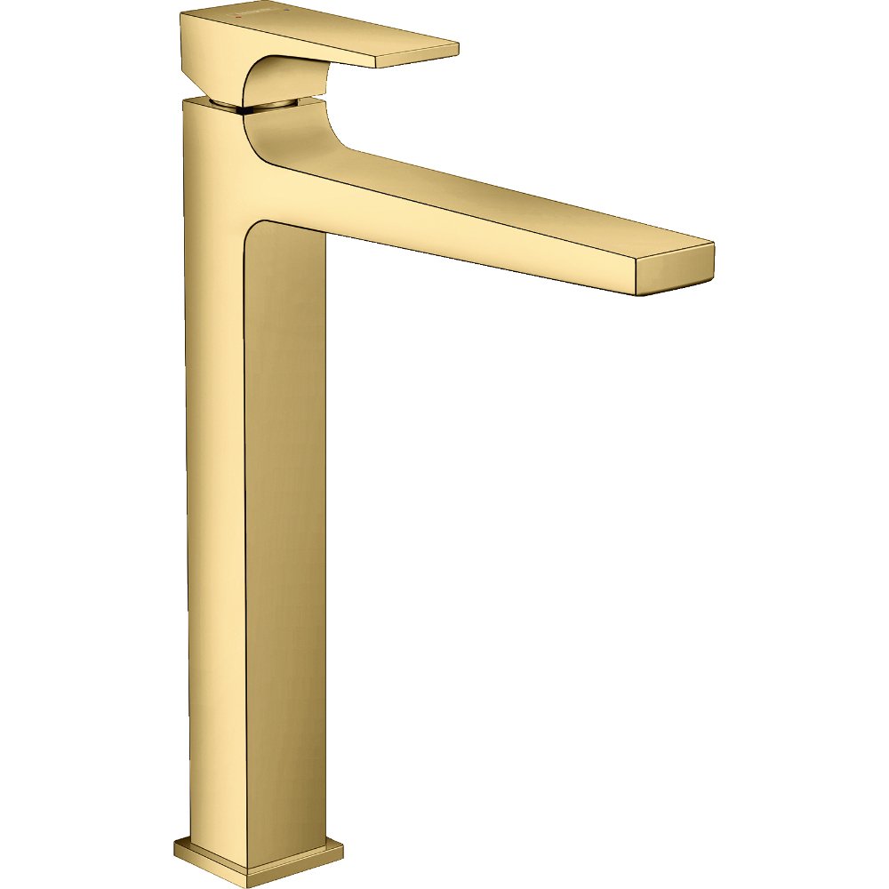 Hansgrohe Metropol 260 Single Lever Basin Mixer Tap With  Push-Open Waste - Polished Gold Optic