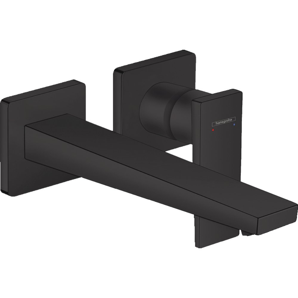 Hansgrohe Metropol Single Lever Basin Mixer With 225mm Spout - Matt Black