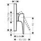 Hansgrohe Metropol Single Lever Manual Shower Mixer For Concealed Installation With Lever Handle - Image 2
