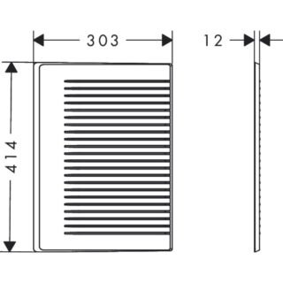 Hansgrohe F28 Draining Mat - Anthracite - Image 2