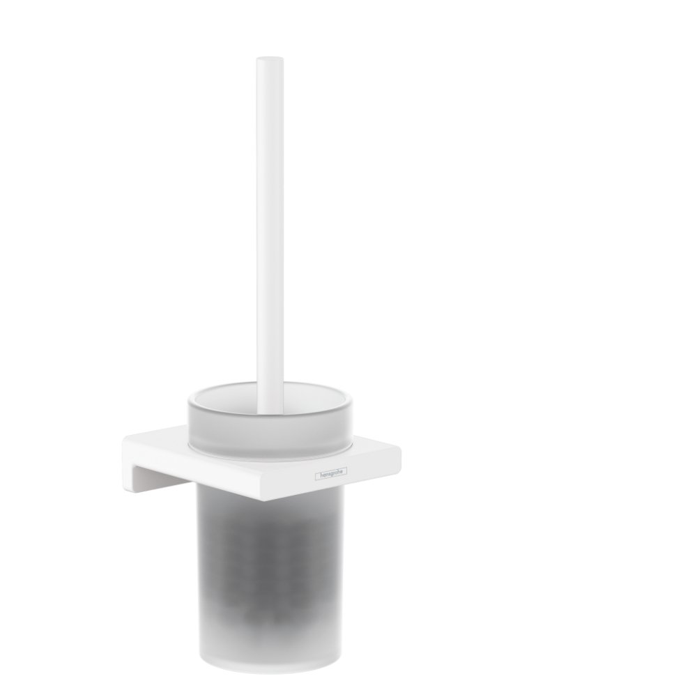 Hansgrohe Addstoris Wall Mounted Toilet Brush Holder - Matt White