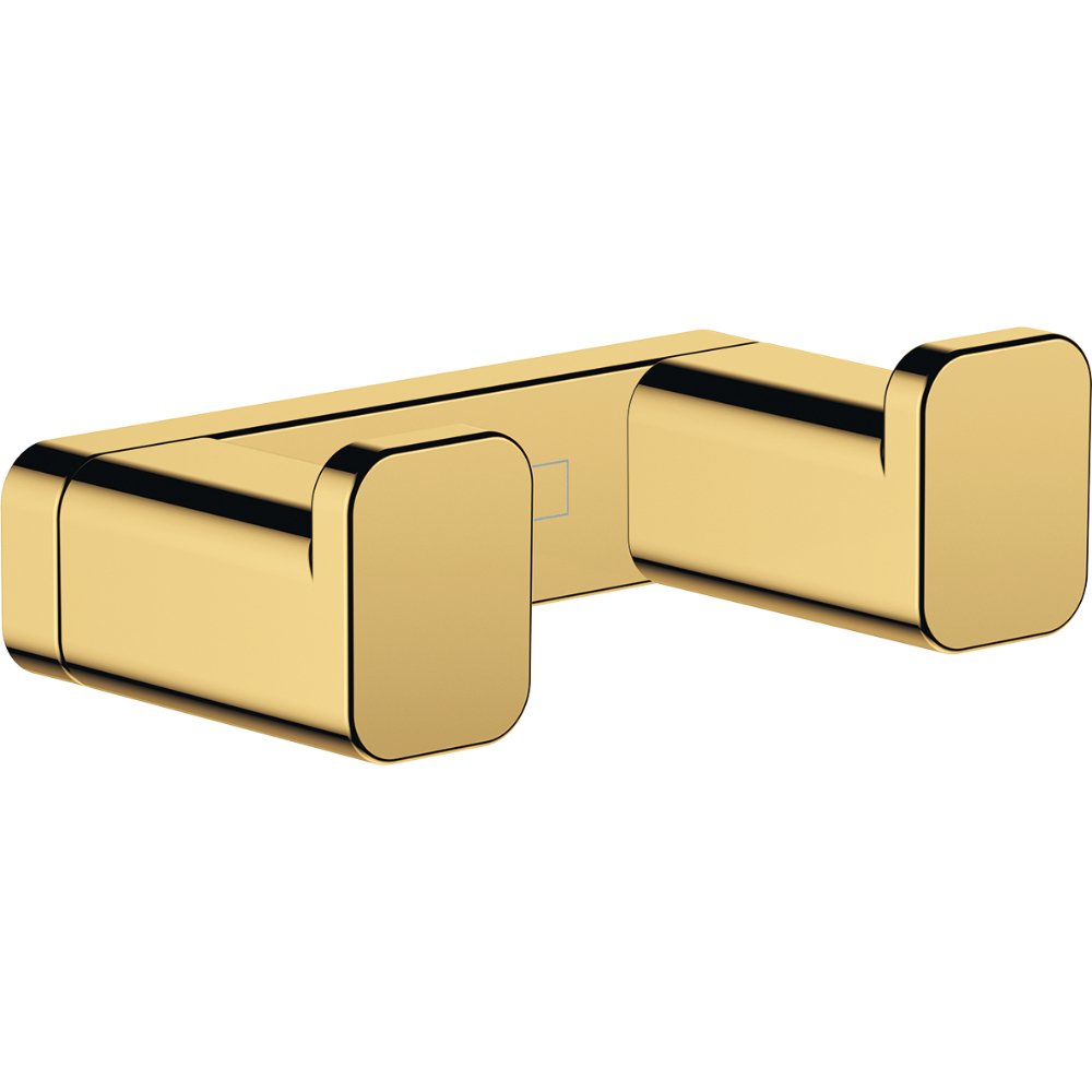 Hansgrohe Addstoris Double Towel Hook - Polished Gold Optic