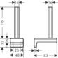 Hansgrohe Addstoris Spare Toilet Roll Holder - Image 2