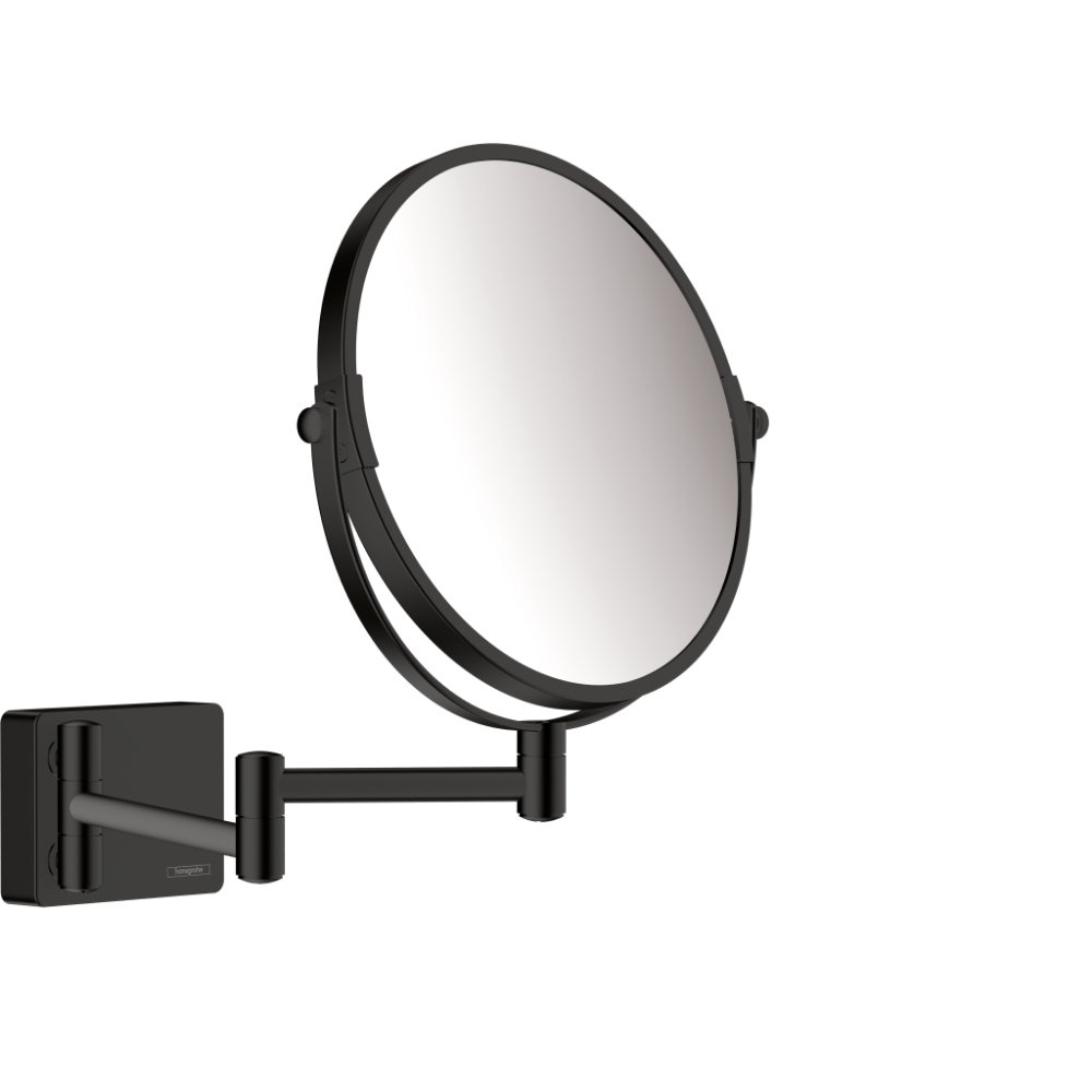Hansgrohe Addstoris Magnifying Mirror - Matt Black