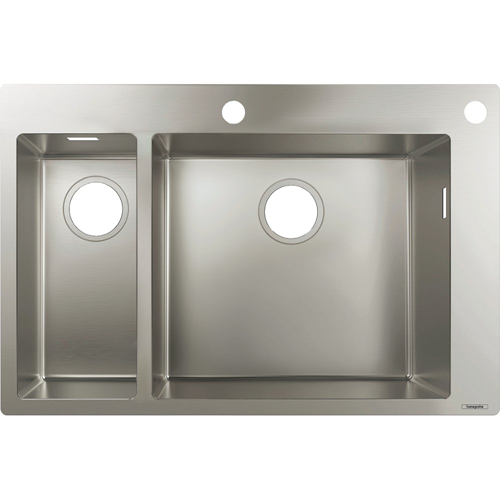 Hansgrohe S71 S712 Built-In Kitchen Sink – Stainless Steel - 655mm