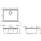 Hansgrohe S530-F400 Undermount Kitchen Sink - Image 3