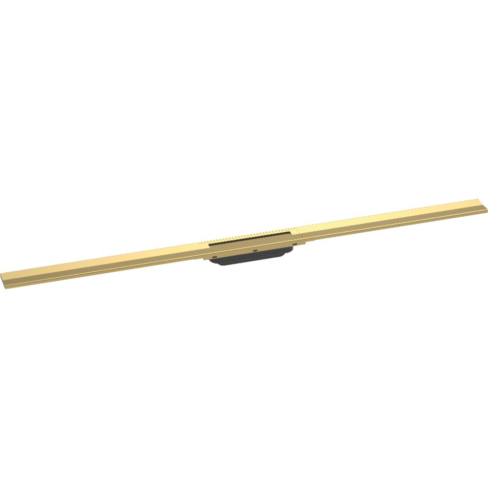 Hansgrohe Raindrain Flex Finish Set Shower Drain 1200 Cuttable - Polished Gold Optic