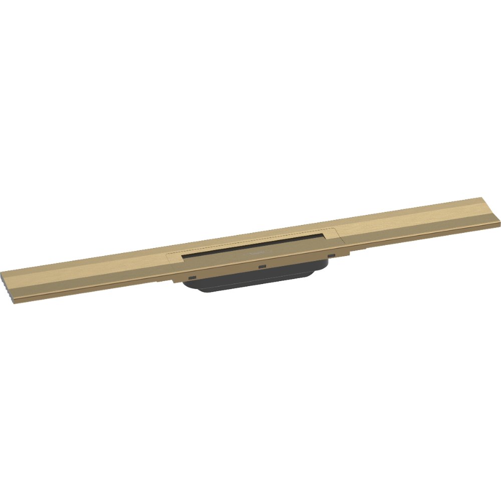 Hansgrohe Raindrain Flex Finish Set Shower Drain 700 Cuttable For Wall Mounting - Brushed Bronze