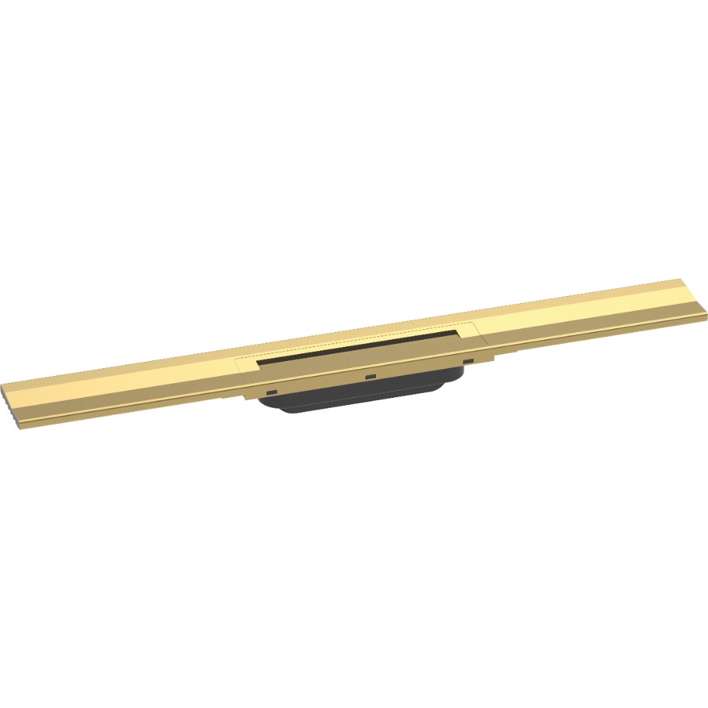 Hansgrohe Raindrain Flex Finish Set Shower Drain 700 Cuttable For Wall Mounting - Polished Gold Optic