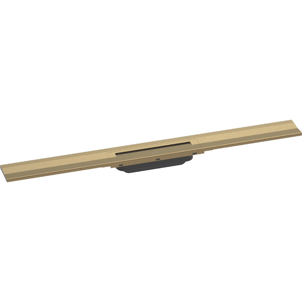 Hansgrohe Raindrain Flex Finish Set Shower Drain 800 Cuttable For Wall Mounting - Brushed Bronze
