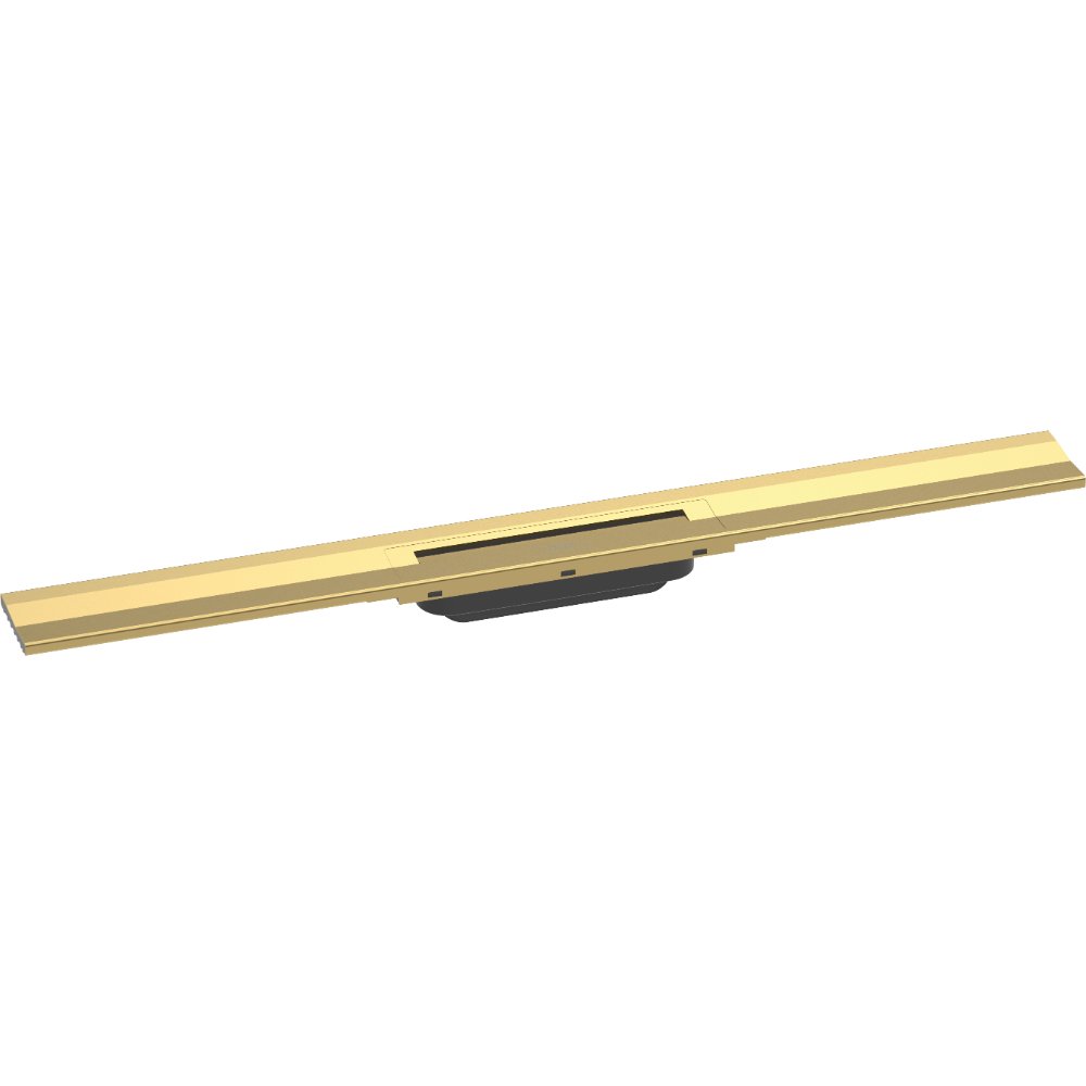 Hansgrohe Raindrain Flex Finish Set Shower Drain 800 Cuttable For Wall Mounting - Polished Gold Optic