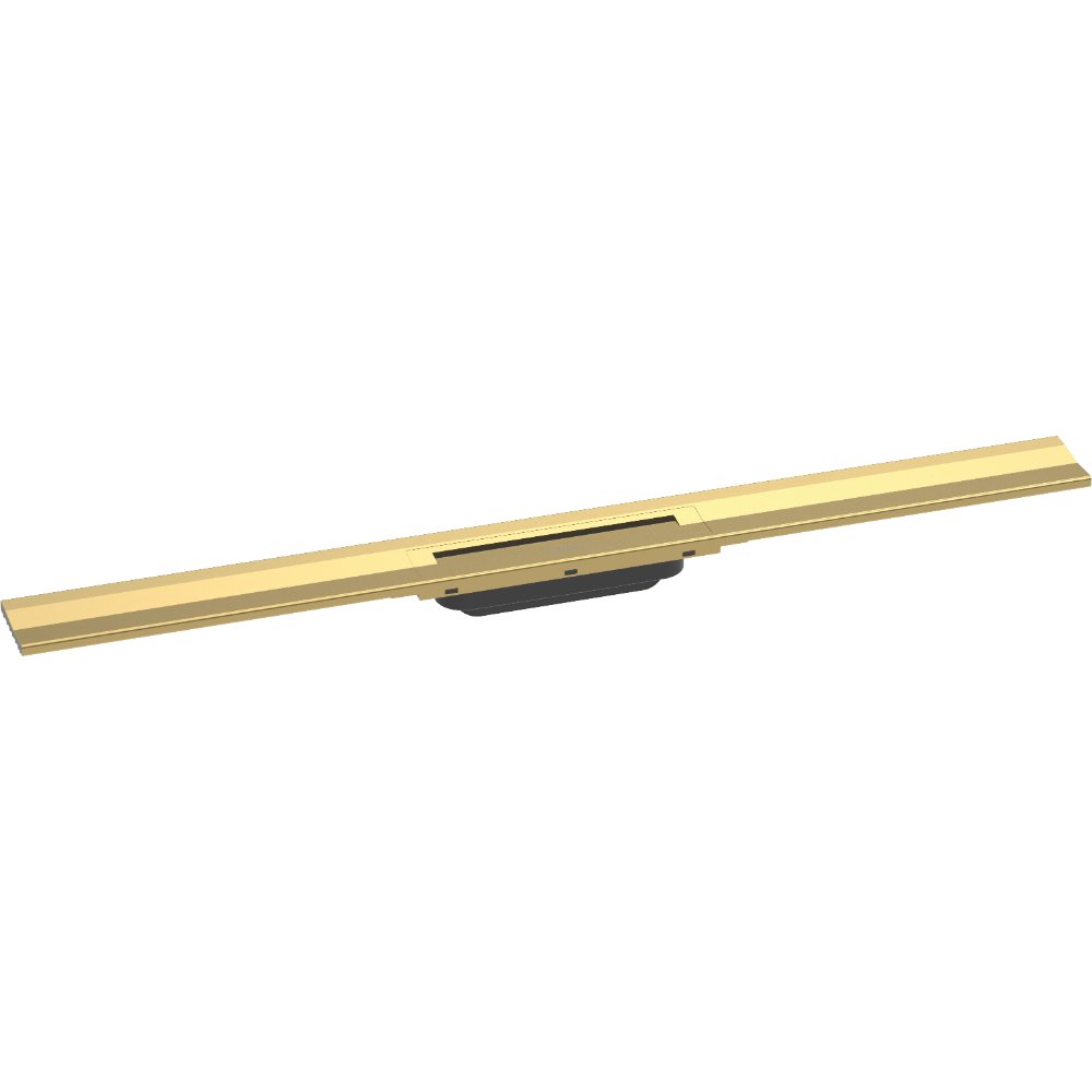Hansgrohe Raindrain Flex Finish Set Shower Drain 900 Cuttable For Wall Mounting - Polished Gold Optic