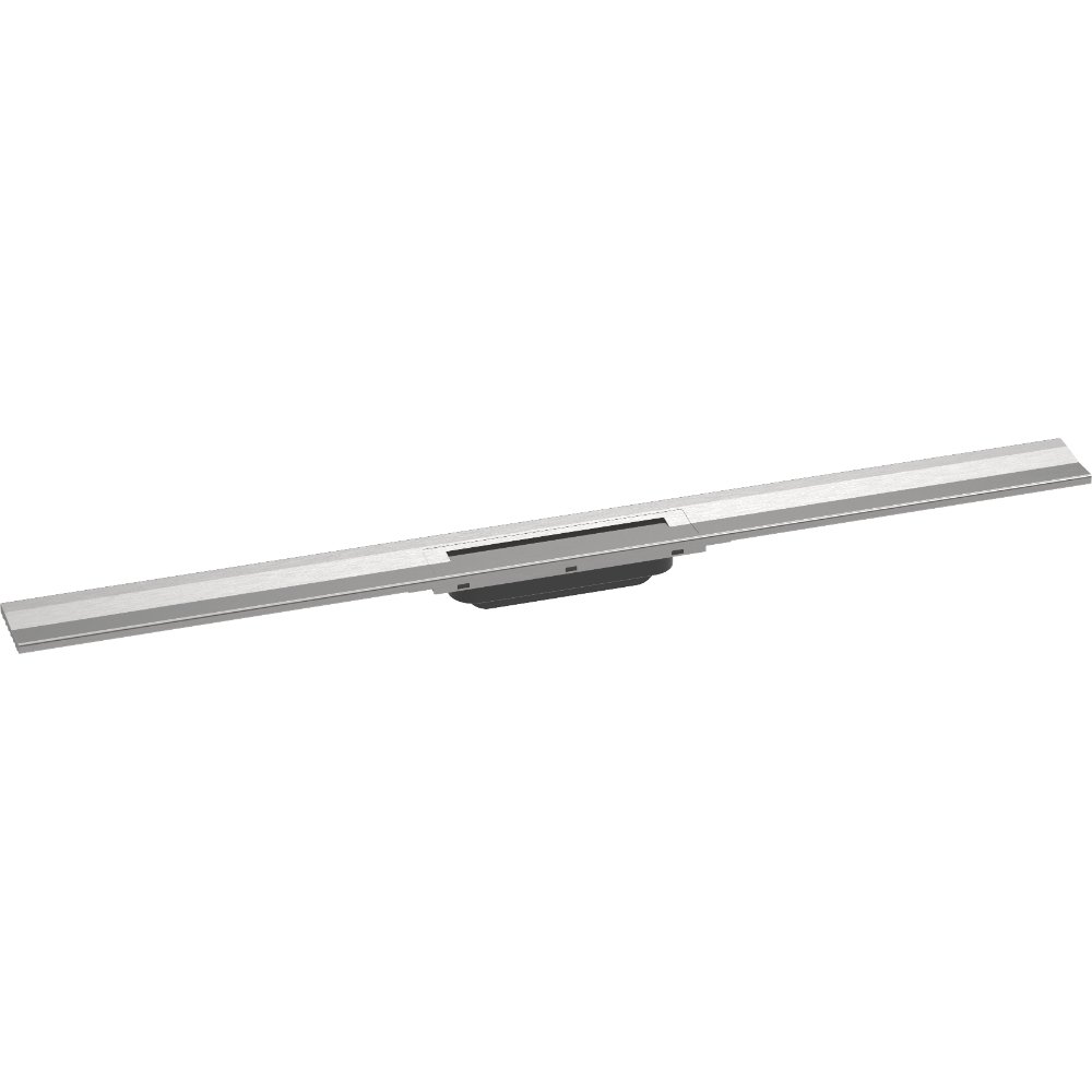 Hansgrohe Raindrain Flex Finish Set Shower Drain 1000 Cuttable For Wall Mounting - Brushed Stainless Steel