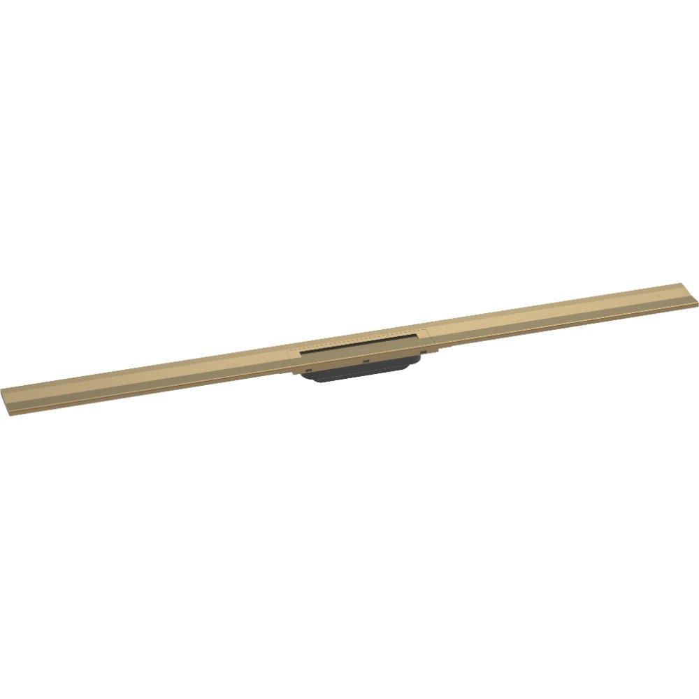 Hansgrohe Raindrain Flex Finish Set Shower Drain 1200 Cuttable For Wall Mounting - Brushed Bronze