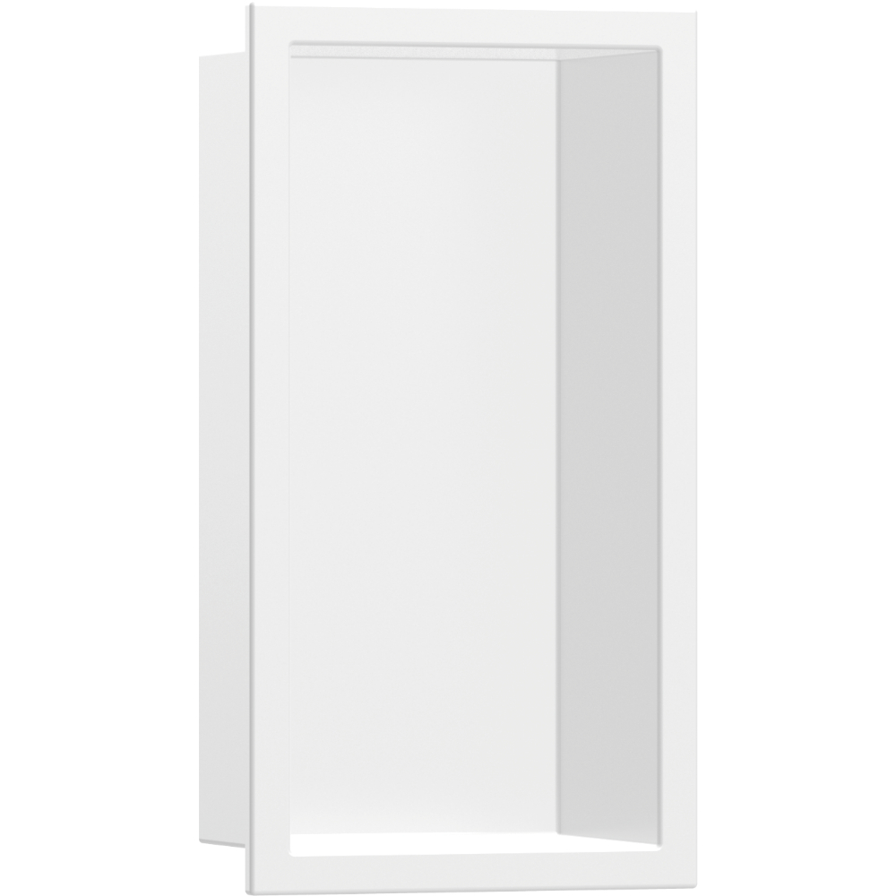 Hansgrohe Xtrastoris Original Wall Niche With Frame – 150mm Wide - Matt White