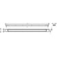 Hansgrohe Raindrain Match Plus 1200 Shower Drain Finish Set With Height Adjustable Frame - Image 2