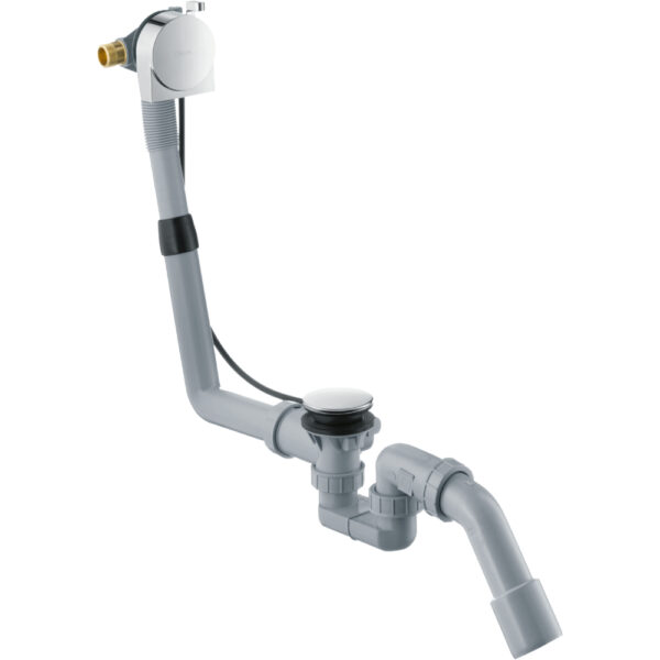 Hansgrohe Exafill S Complete Set Bath Filler With Waste And Overflow For Standard Baths - Chrome